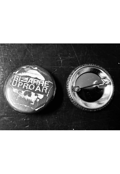 BIZARRE UPROAR "SKULL logo" pin button